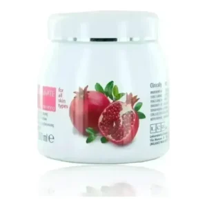 Crema facial de jugo de granada